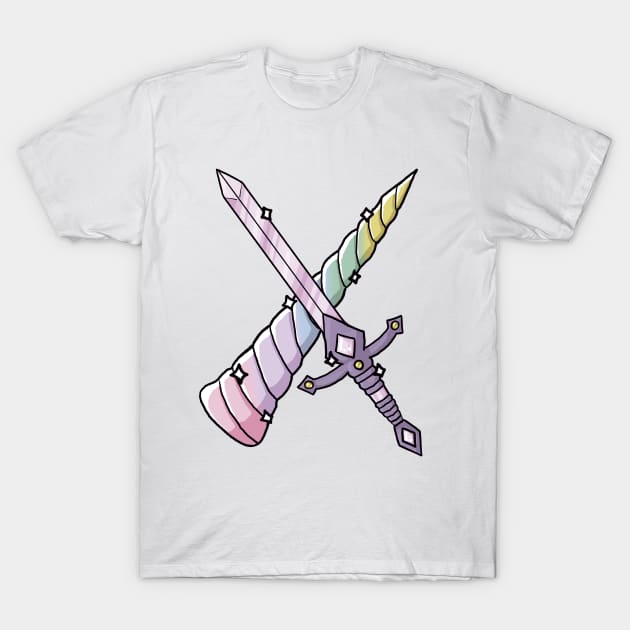 Magical fighter - Pastels T-Shirt by Katminusesshop